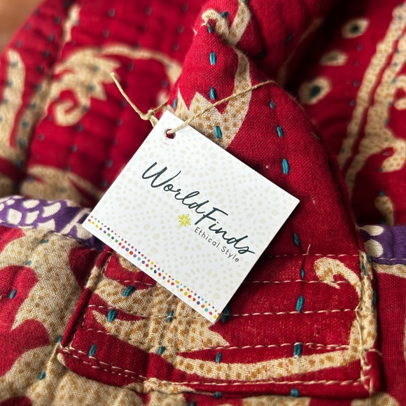 Kantha Vagabond Tote Bag - Picture 3 of 5